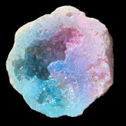 Angel Aura Agate geode 42+mm 39-52g in sunlight - Rocks and Things Store