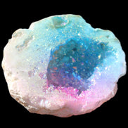 Angel Aura Agate geode 42+mm 39-52g in sunlight - Rocks and Things Store