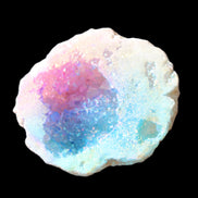 Angel Aura Agate geode 42+mm 39-52g in sunlight - Rocks and Things Store