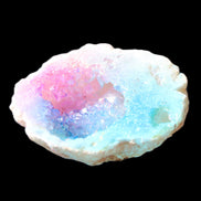 Angel Aura Agate geode 42+mm 39-52g in sunlight - Rocks and Things Store