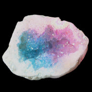 Angel Aura Agate geode 42+mm 39-52g in sunlight - Rocks and Things Store