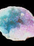 Angel Aura Agate geode 42+mm 39-52g in sunlight - Rocks and Things Store