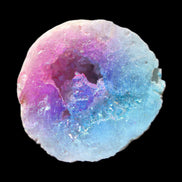 Angel Aura Agate geode 51mm 45/54g in sunlight - Rocks and Things Store