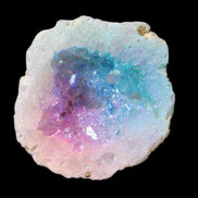 Angel Aura Agate geode 51mm 45/54g in sunlight - Rocks and Things Store
