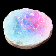 Angel Aura Agate geode 51mm 45/54g in sunlight - Rocks and Things Store