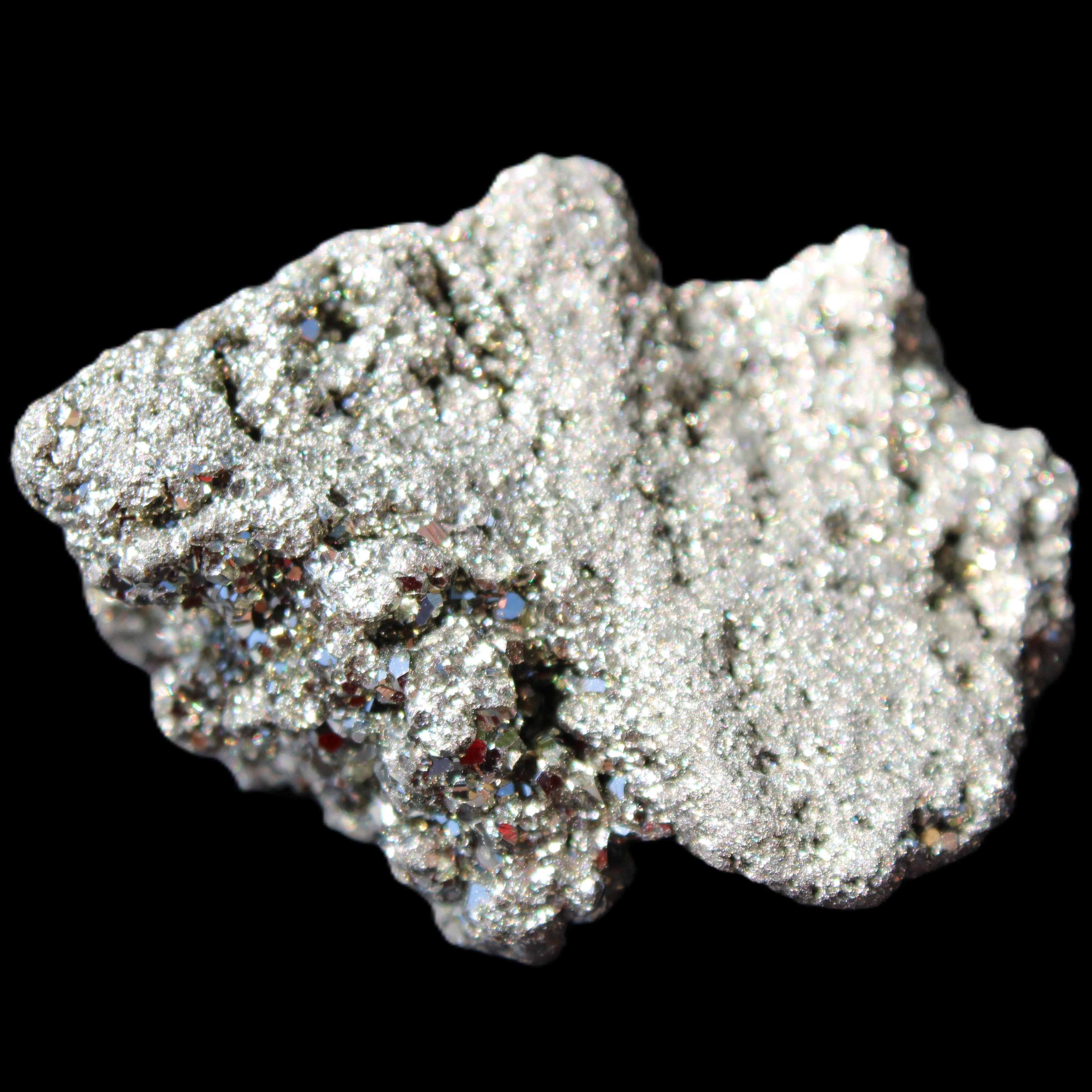 Pyrite cluster 46-57mm 95-117g in sunlight - Rocks and Things Store