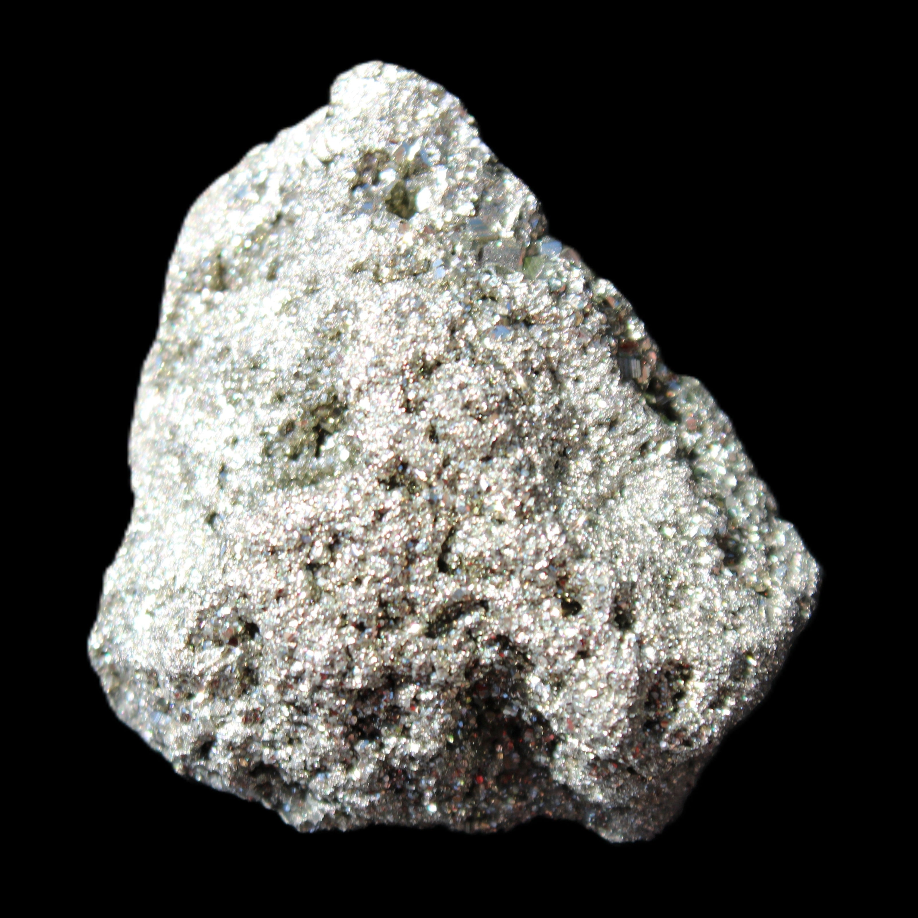 Pyrite cluster 46-57mm 95-117g in sunlight - Rocks and Things Store