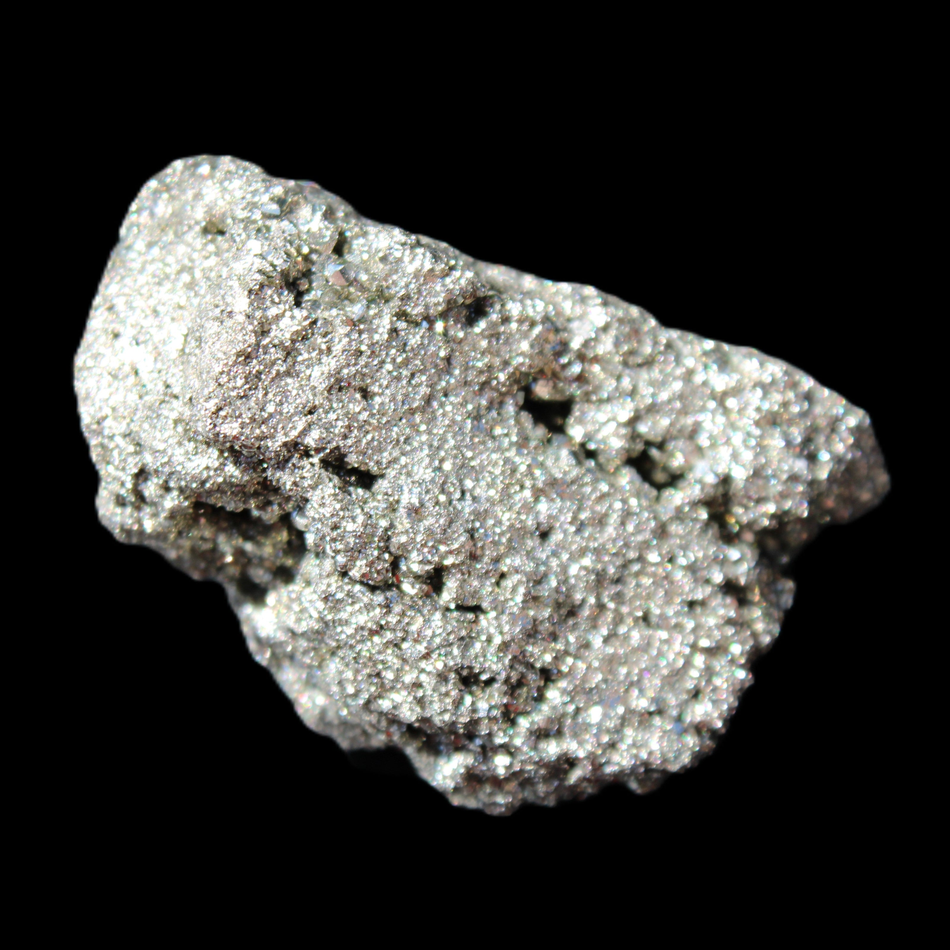 Pyrite cluster 46-57mm 95-117g in sunlight - Rocks and Things Store