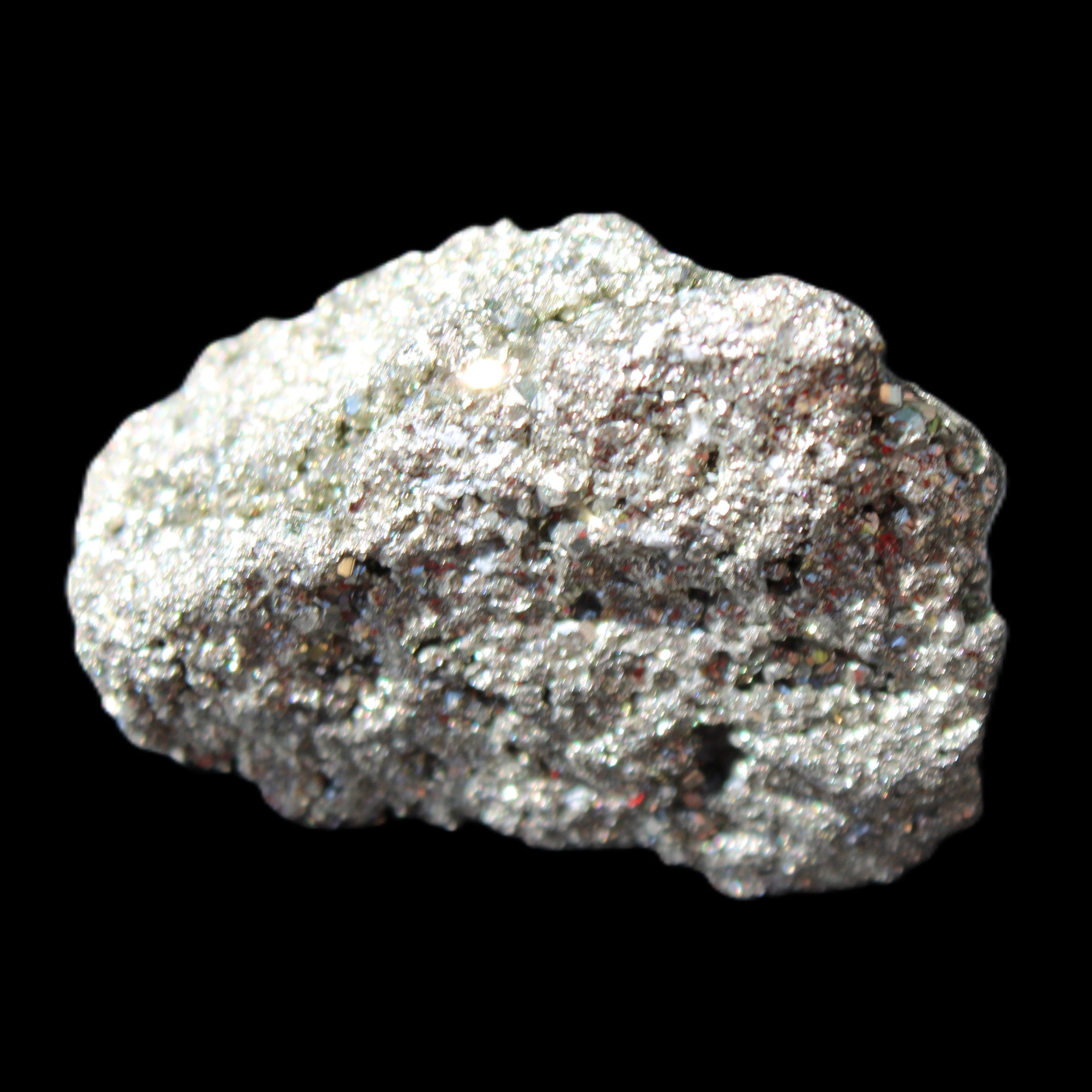 Pyrite cluster 46-57mm 95-117g in sunlight - Rocks and Things Store