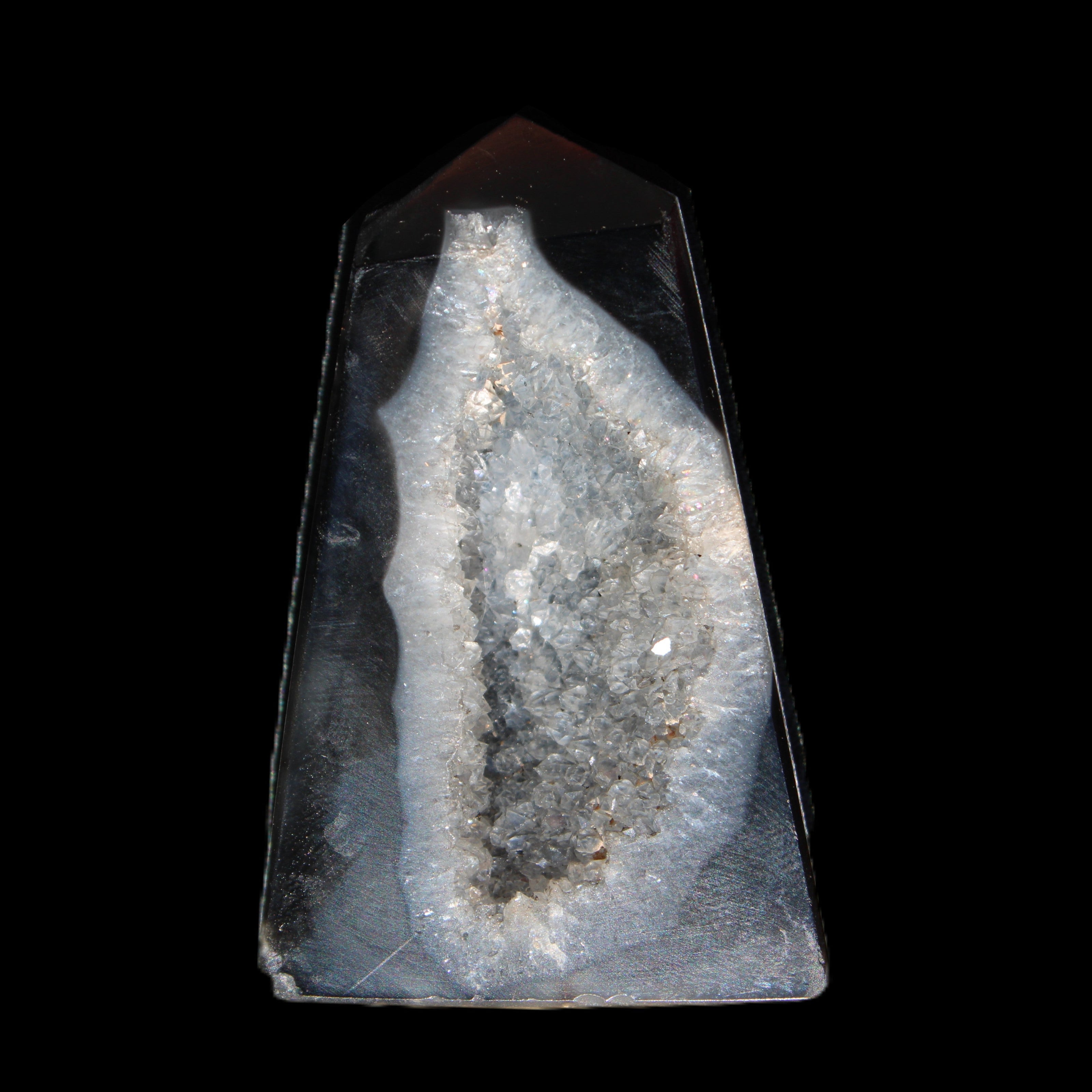 Onyx Agate wand 60*39*9mm 55g in sunlight - Rocks and Things Store