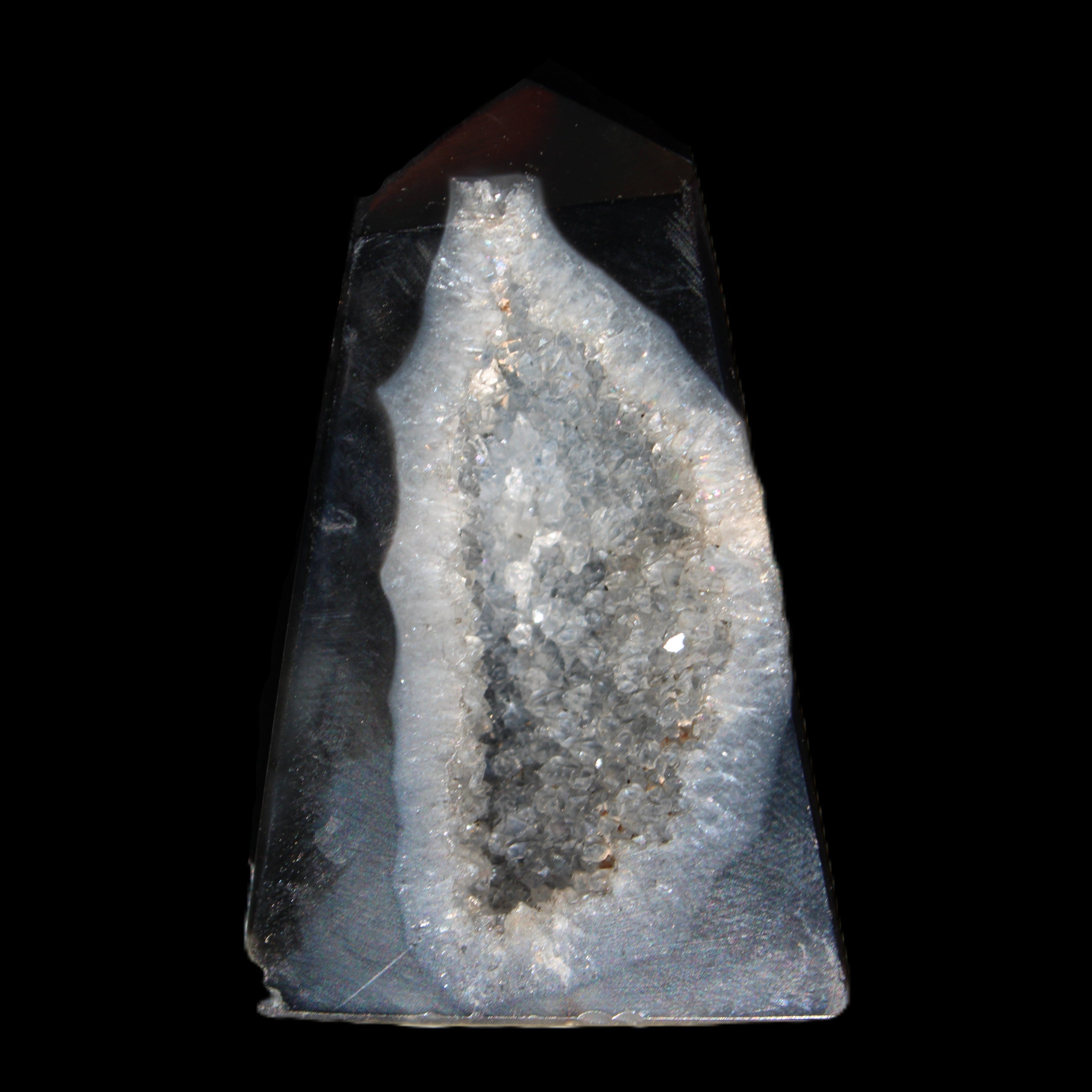 Onyx Agate wand 60*39*9mm 55g in sunlight - Rocks and Things Store