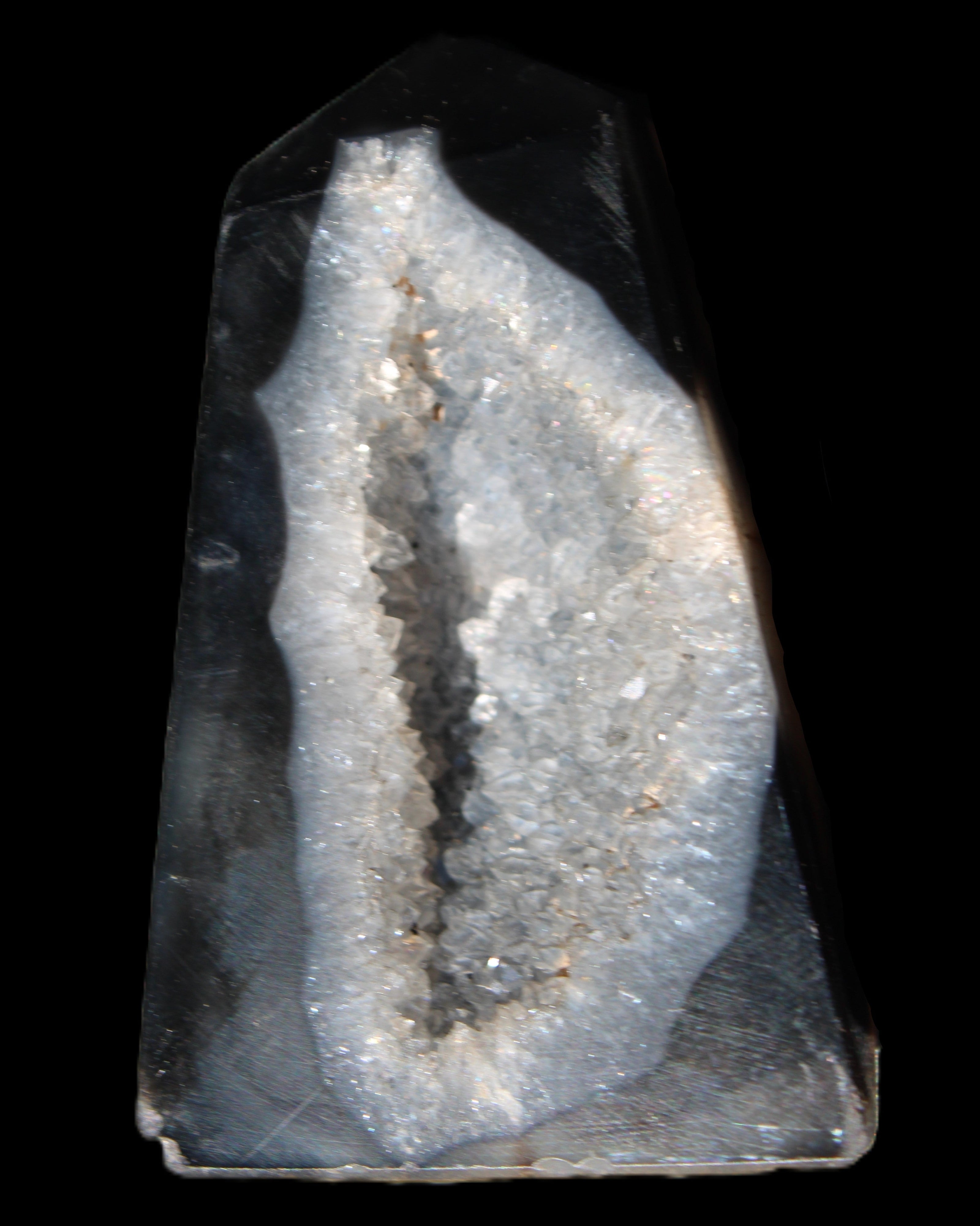 Onyx Agate wand 60*39*9mm 55g in sunlight - Rocks and Things Store