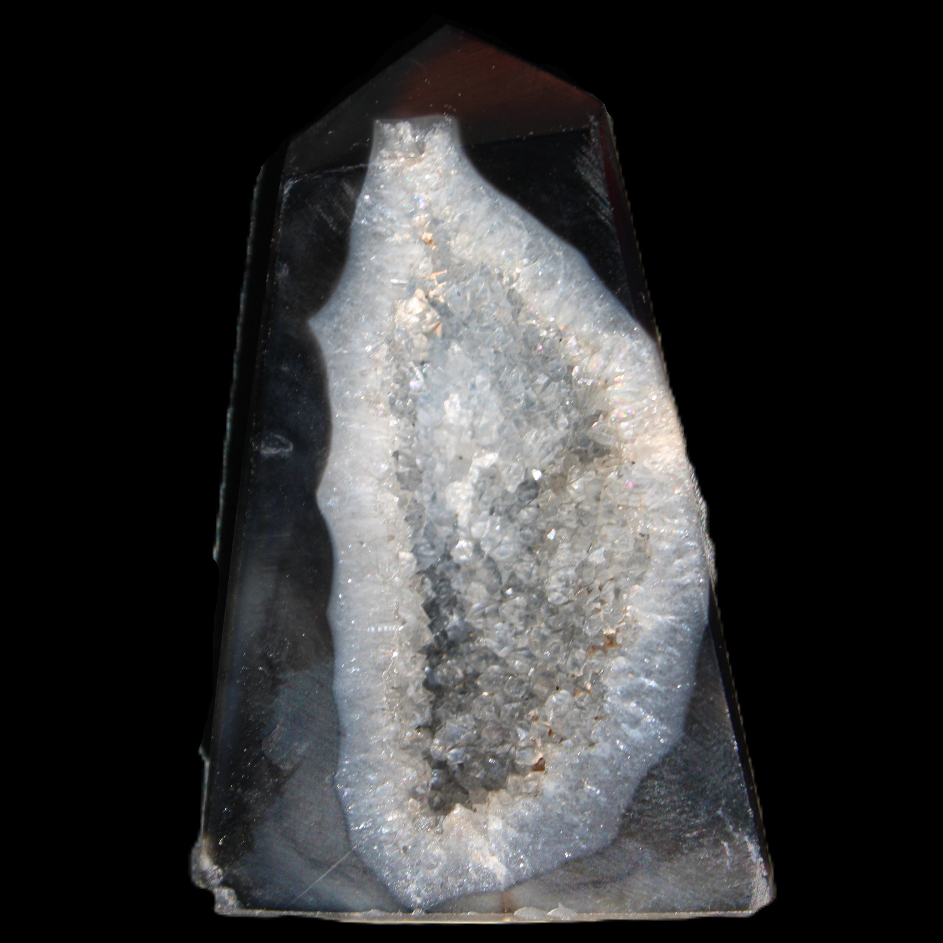 Onyx Agate wand 60*39*9mm 55g in sunlight - Rocks and Things Store