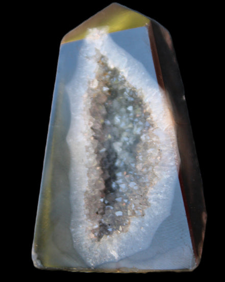 Onyx Agate wand 60*39*9mm 55g in sunlight - Rocks and Things Store