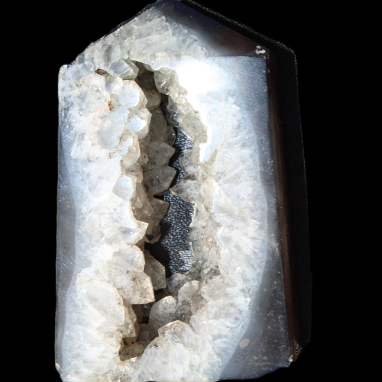 Onyx Agate wand 62*38*9mm 63g in sunlight - Rocks and Things Store