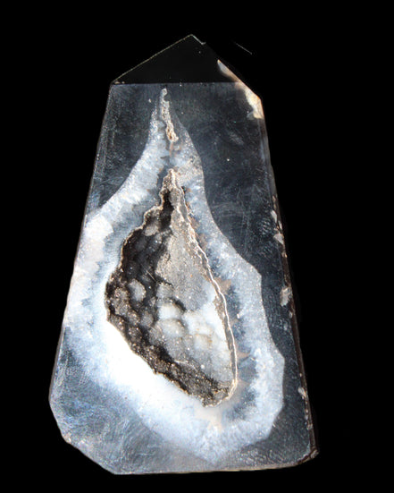 Onyx Agate wand 68*40*9mm 64g in sunlight - Rocks and Things Store