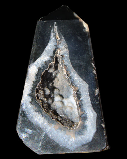 Onyx Agate wand 68*40*9mm 64g in sunlight - Rocks and Things Store