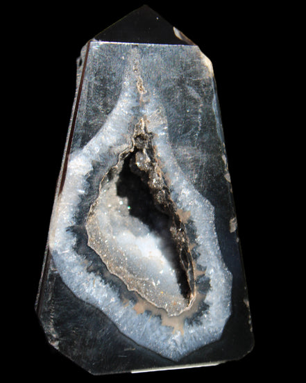 Onyx Agate wand 68*40*9mm 64g in sunlight - Rocks and Things Store