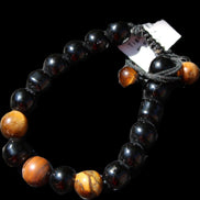 Tiger Eye Bracelet string adjustable bangle 25g in sunlight - Rocks and Things Store