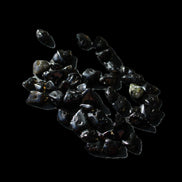 Tiny drilled beads for bracelet/necklace Black and White 10g in sunlight - Rocks and Things Store