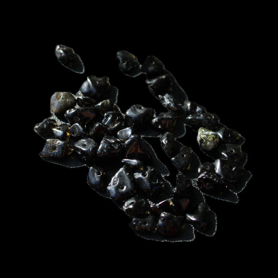 Tiny drilled beads for bracelet/necklace Black and White 10g in sunlight - Rocks and Things Store