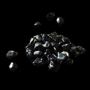 Tiny drilled beads for bracelet/necklace Black and White 10g in sunlight - Rocks and Things Store