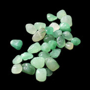Aventurine 30 tiny drilled beads in bright sunlight - Rocks and Things Store