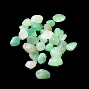 Aventurine 30 tiny drilled beads in bright sunlight - Rocks and Things Store