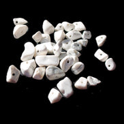 Tiny drilled beads for bracelet/necklace Black and White 10g in sunlight - Rocks and Things Store