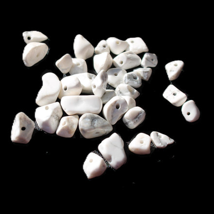 Tiny drilled beads for bracelet/necklace Black and White 10g in sunlight - Rocks and Things Store