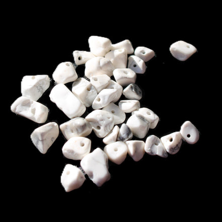 Tiny drilled beads for bracelet/necklace Black and White 10g in sunlight - Rocks and Things Store