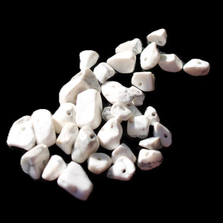 Tiny drilled beads for bracelet/necklace Black and White 10g in sunlight - Rocks and Things Store