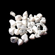 Tiny drilled beads for bracelet/necklace Black and White 10g in sunlight - Rocks and Things Store