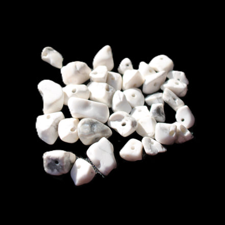 Tiny drilled beads for bracelet/necklace Black and White 10g in sunlight - Rocks and Things Store