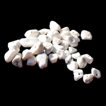 Tiny drilled beads for bracelet/necklace Black and White 10g in sunlight - Rocks and Things Store