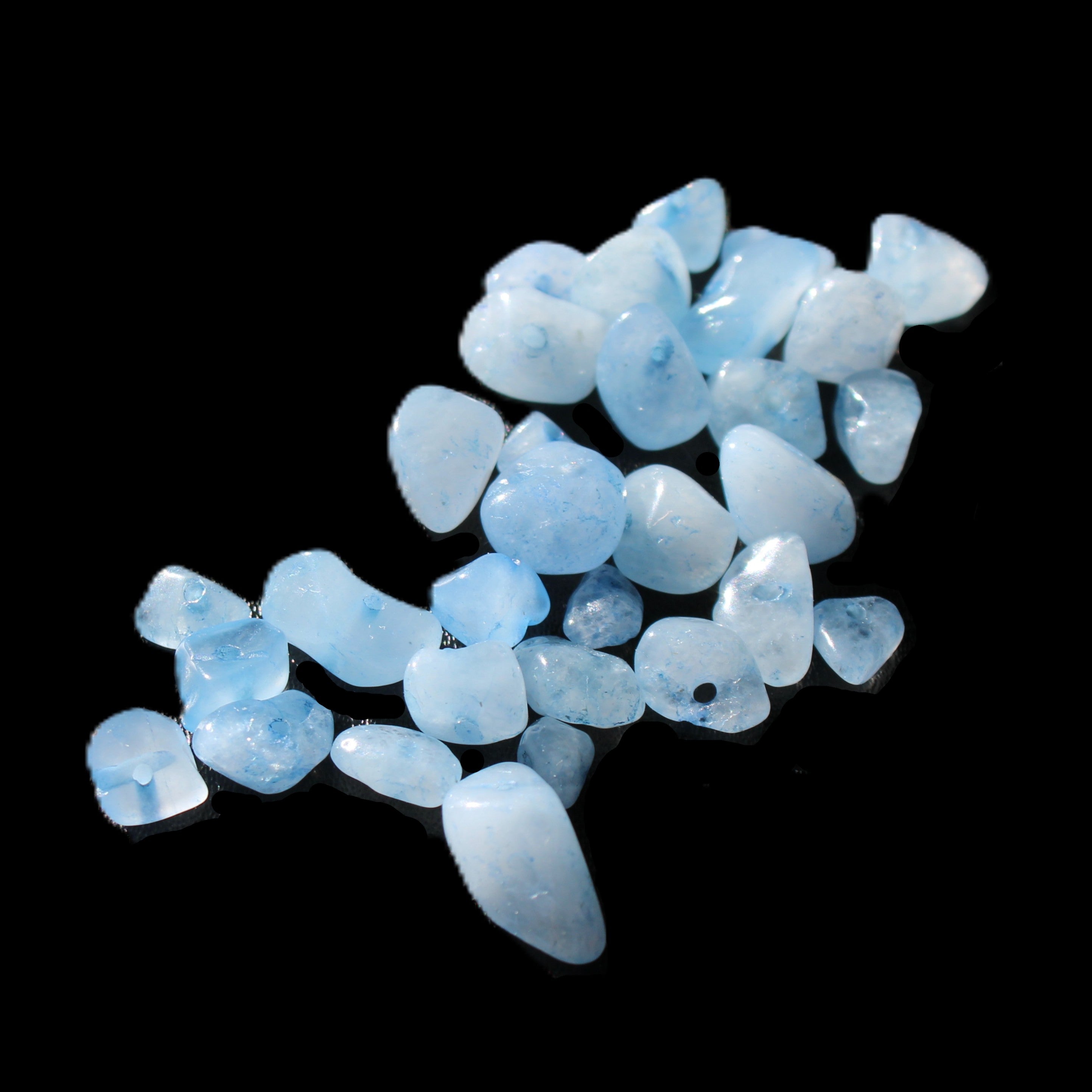 Tiny drilled beads for bracelet/necklace 10g in sunlight - Rocks and Things Store