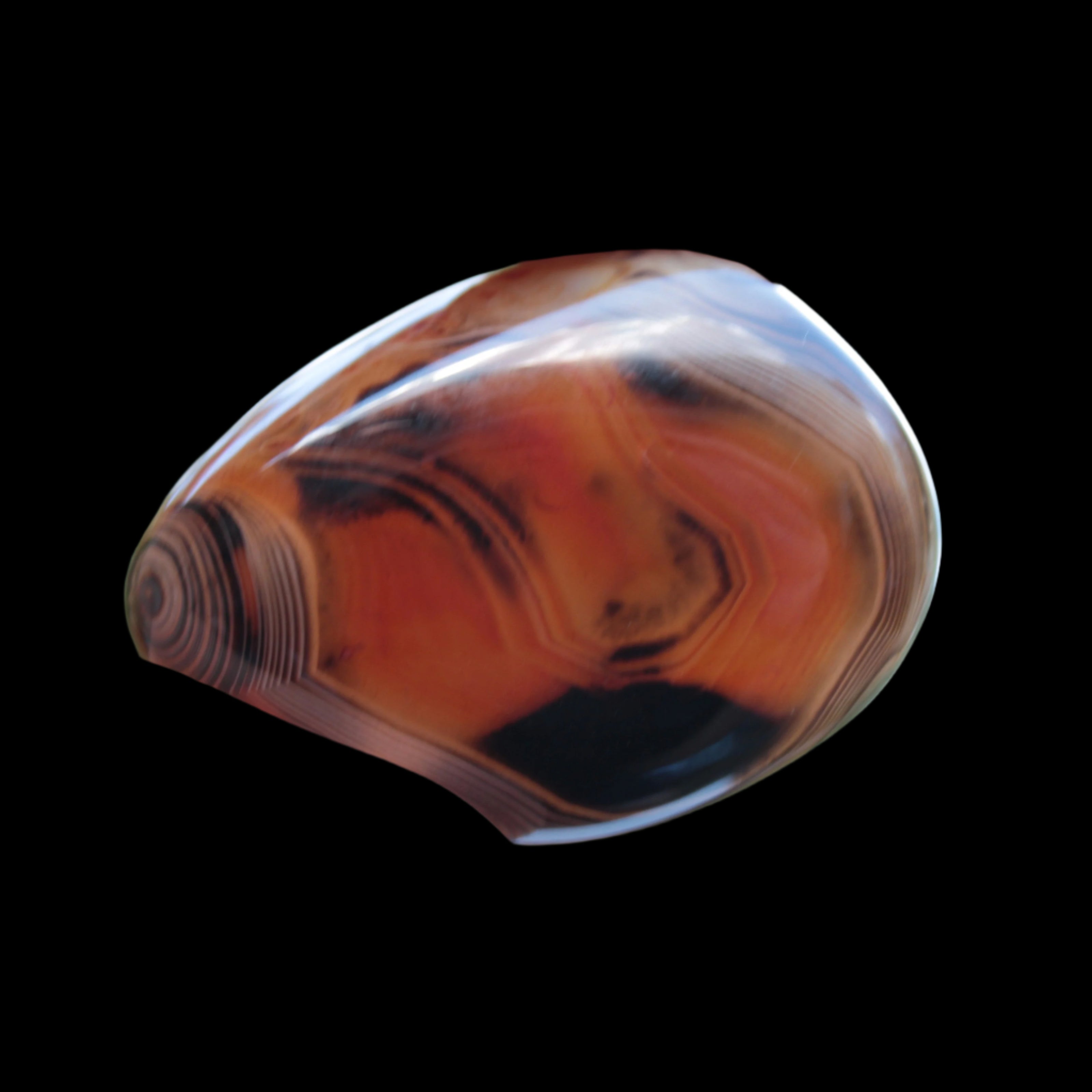 Crazy Lace Silk Banded Agate tumbled stone from Madagascar 39g in sunlight -  Rocks and Things Store