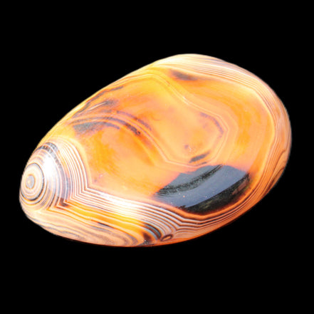 Crazy Lace Silk Banded Agate tumbled stone from Madagascar 39g in sunlight - Rocks and Things Store