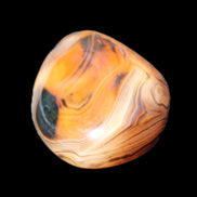 Crazy Lace Silk Banded Agate tumbled stone from Madagascar 39g in sunlight - Rocks and Things Store