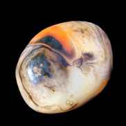 Crazy Lace Silk Banded Agate tumbled stone from Madagascar 39g in sunlight - Rocks and Things Store