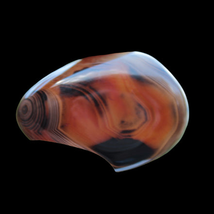 Crazy Lace Silk Banded Agate tumbled stone from Madagascar 39g in sunlight -  Rocks and Things Store