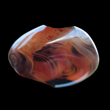 Crazy Lace Silk Banded Agate tumbled stone from Madagascar 39g in sunlight -  Rocks and Things Store