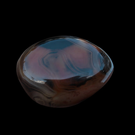 Crazy Lace Silk Banded Agate tumbled stone from Madagascar 39g in sunlight -  Rocks and Things Store