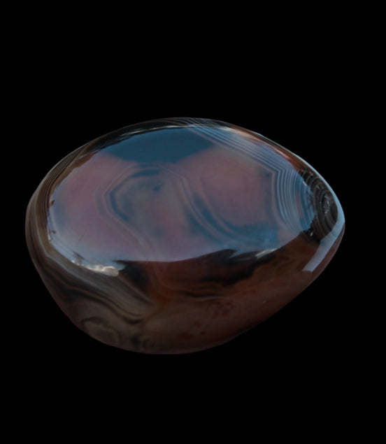Crazy Lace Silk Banded Agate tumbled stone from Madagascar 39g in sunlight -  Rocks and Things Store