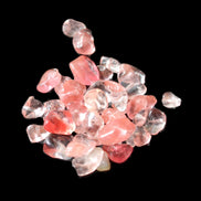 Tiny drilled beads for bracelet/necklace Red and Gold 8-10g in sunlight - Rocks and Things Store