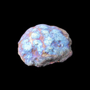 Electric Pink Agate electroplated geode 30mm 8-9g in sunlight - Rocks and Things Store
