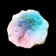 Aura electroplated geode 46mm 33/37g in sunlight - Rocks and Things Store