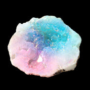 Aura electroplated geode 46mm 33/37g in sunlight - Rocks and Things Store