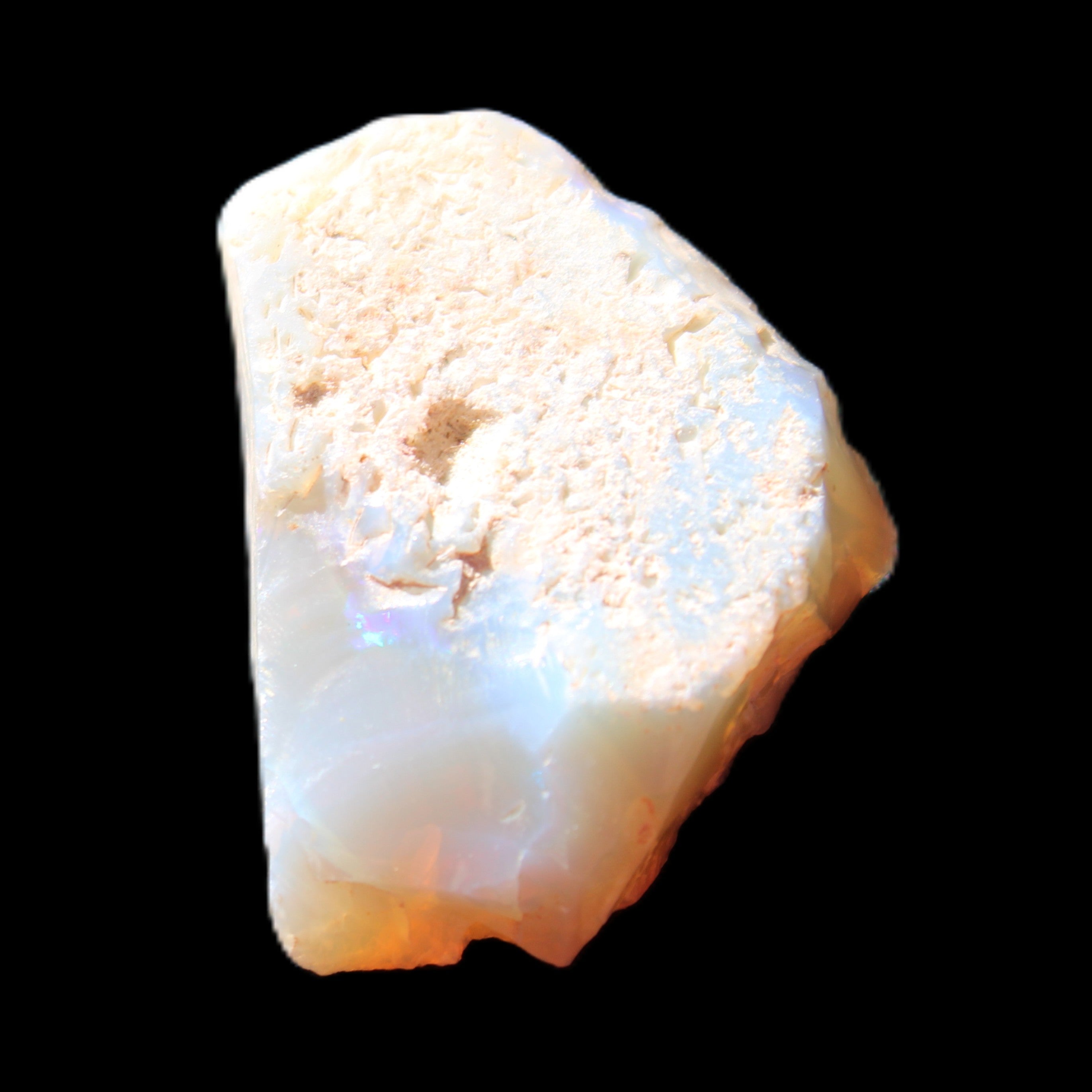 Natural Australian stone opal 26mm 28ct 5.6g in sunlight - Rocks and Things Store