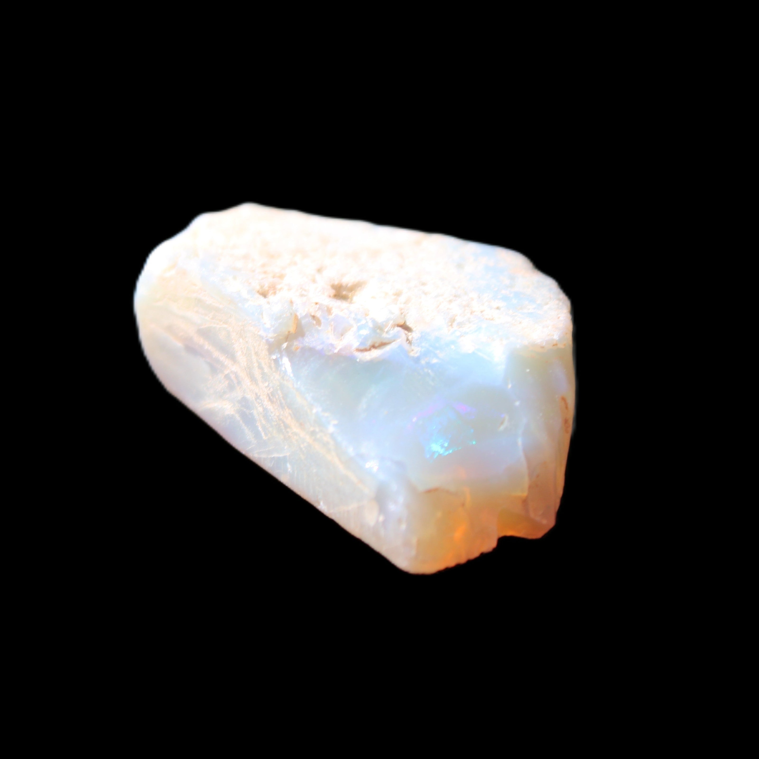 Natural Australian stone opal 26mm 28ct 5.6g in sunlight - Rocks and Things Store